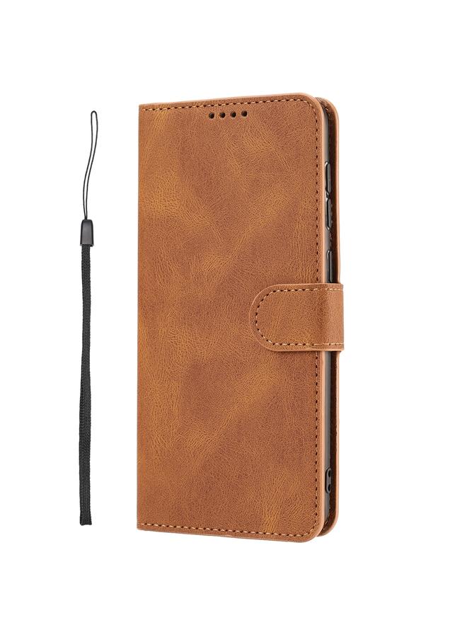 S-TOP Case For Realme C30 4G / C30s / Narzo 50i Prime Fantasy Skin-feel Calfskin Texture Leather Phone Case - Image 2