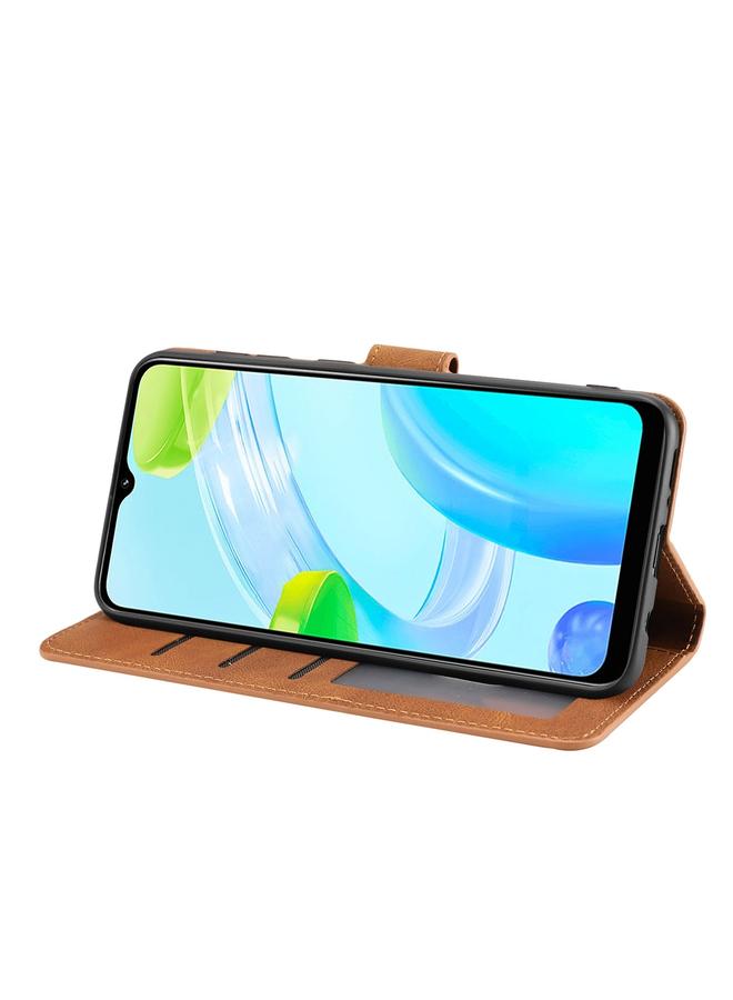 S-TOP Case For Realme C30 4G / C30s / Narzo 50i Prime Fantasy Skin-feel Calfskin Texture Leather Phone Case - Image 5