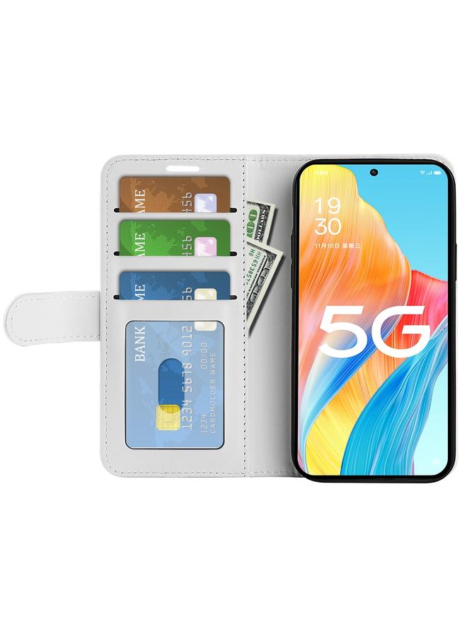 S-TOP Case For OPPO A1 Pro 5G / Reno8 T 5G R64 Texture Horizontal Flip Leather Phone Case - Image 4