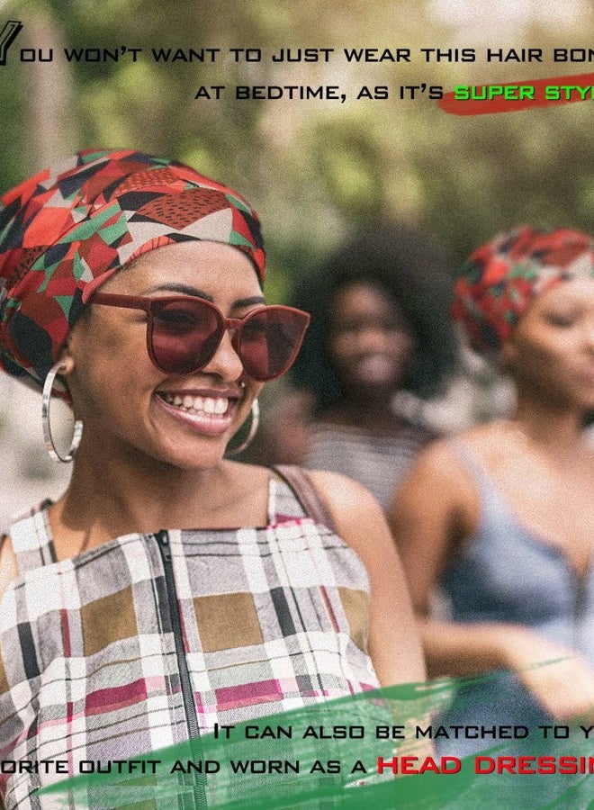 FocusCare Elegant Caps for Frizzy Hair Black Women Beanie Picnic Turbans Slouchy Bonnets - Image 5