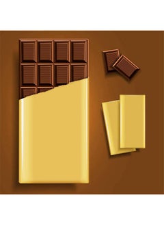 Generic 100Pcs Foil Candy Bar Wrapper, 6x7.5 Inch Gold Aluminum Chocolate Bar Wrapping Paper, Chocolate Molds Sugar Tin Foil Wrappers For DIY Candy Chocolate Packaging By Party Wedding Birthday, Ramadan and Eid  - Image 4