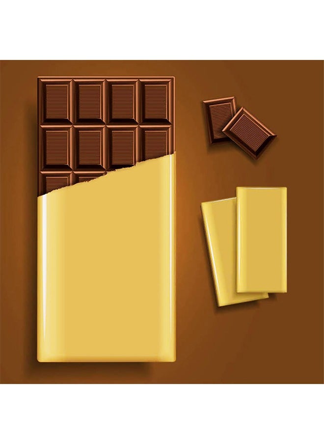Generic 100Pcs Foil Candy Bar Wrapper, 6x7.5 Inch Gold Aluminum Chocolate Bar Wrapping Paper, Chocolate Molds Sugar Tin Foil Wrappers For DIY Candy Chocolate Packaging By Party Wedding Birthday, Ramadan and Eid  - Image 4