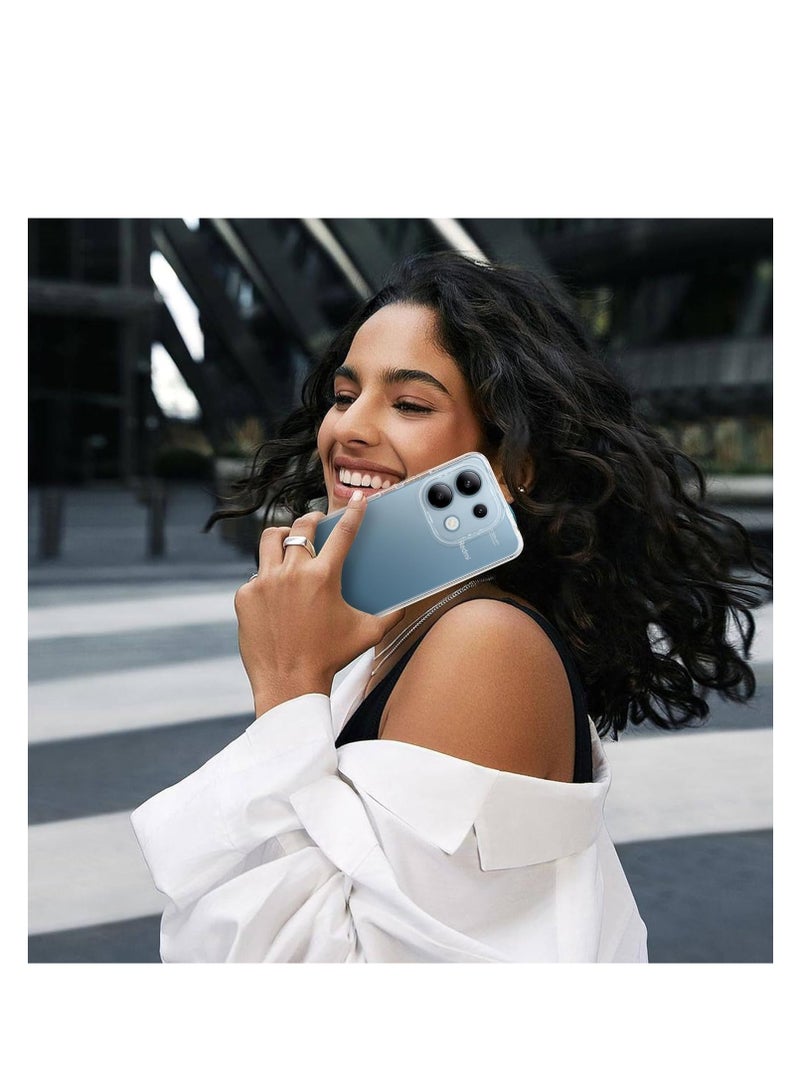 Case Compatible with Xiaomi Redmi Note 13 4G (Not Fit 5G) Case Crystal Clear Soft TPU Gel Case Flexible Silicone Anti-Scratch Transparent TPU Cover - Clear - Image 2