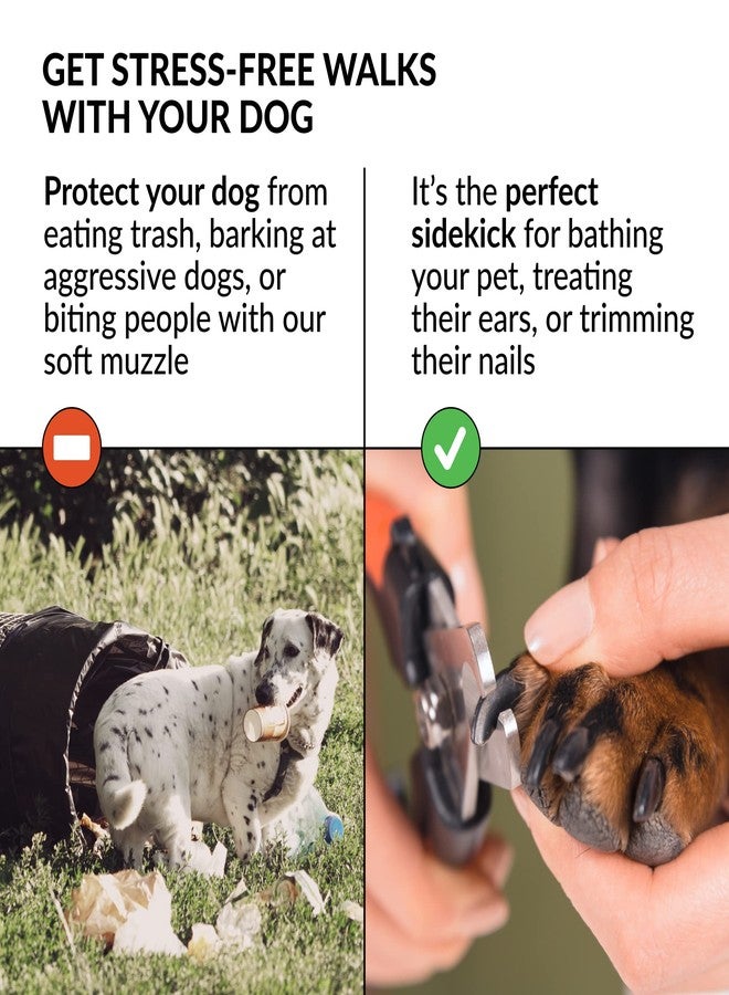 CollarDirect Dog Muzzle - Adjustable Soft Breathable Tribal Nylon Dog Mouth Guard Cover for Small, Medium and Large Dogs, Anti Chewing, Barking & Biting - 3 Tribal Patterns (Red, L/XL) - Image 2