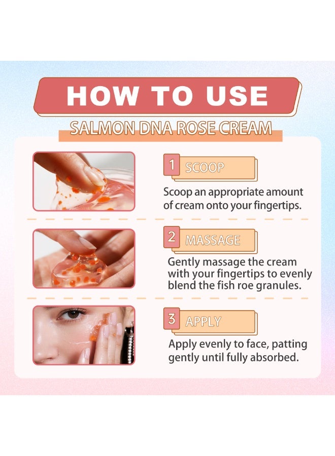 عام كريم جل منشط لقاح دنا السالمون بيدرن كريم ببتيد رزق – جل رطوبي مُضوء رزق 50 جرام بمستخلص السالمون والببتيدات لزيادة مرونة البشرة وينحل لمعانًا ومُضوءً - Image 5