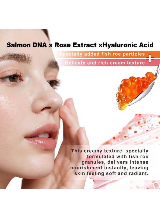 عام كريم جل منشط لقاح دنا السالمون بيدرن كريم ببتيد رزق – جل رطوبي مُضوء رزق 50 جرام بمستخلص السالمون والببتيدات لزيادة مرونة البشرة وينحل لمعانًا ومُضوءً - Image 4