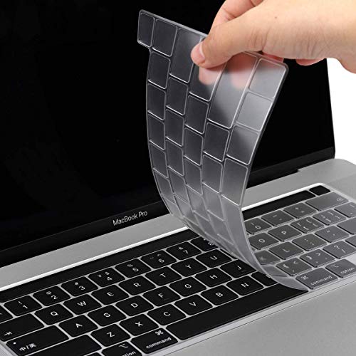 Oaky Keyboard Protector Compatible with MacBook Pro M1 13 inch 2020 Model - A2338, A2289, A2251, Ultra Thin Keyboard Cover Waterproof Dust-Proof Keyboard Skin for MacBook Pro 13 M1 - TPU Clear - Image 1