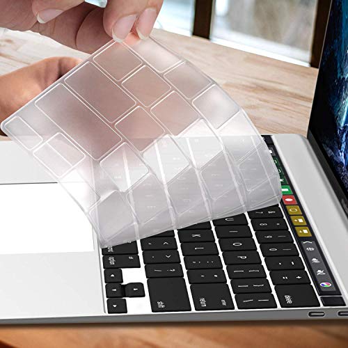 Oaky Keyboard Protector Compatible with MacBook Pro M1 13 inch 2020 Model - A2338, A2289, A2251, Ultra Thin Keyboard Cover Waterproof Dust-Proof Keyboard Skin for MacBook Pro 13 M1 - TPU Clear - Image 4