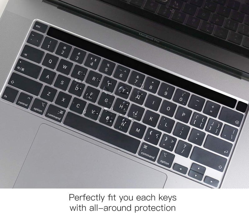 Oaky Keyboard Protector Compatible with MacBook Pro M1 13 inch 2020 Model - A2338, A2289, A2251, Ultra Thin Keyboard Cover Waterproof Dust-Proof Keyboard Skin for MacBook Pro 13 M1 - TPU Clear - Image 5