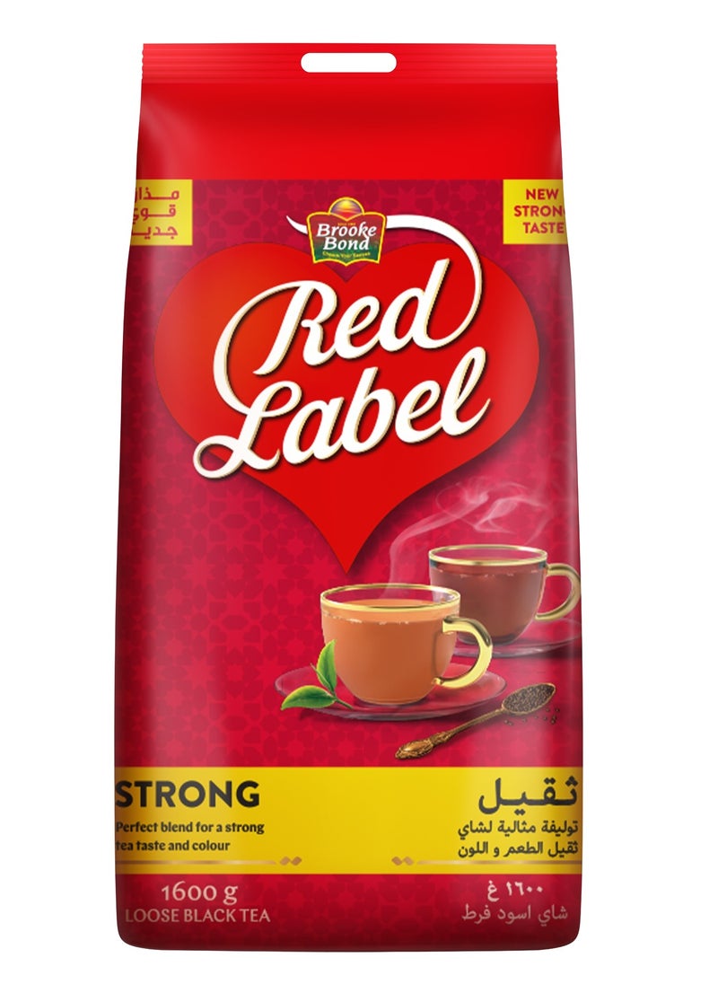 Brooke Bond Red Label Black Loose Tea 1600g  - Image 1