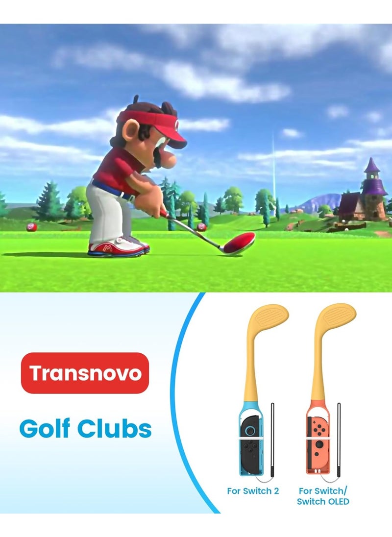 Transnovo 12 in 1 Switch 2 Sports Accessories Bundle 2025 Compatible with Nintendo Switch 1/Switch OLED/Switch 2 Wii Sports Games, Family Party Accessories Kit for Joycon Controllers - With Carry Bag  - Image 2