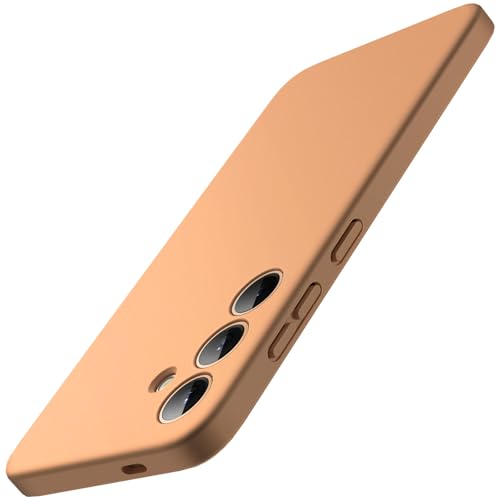 JETech Slim Fit Case for Samsung Galaxy S24 5G, Camera Lens Full Protection, Soft TPU Thin Protective Phone Cover with Matte Finish, Shockproof (Sandstone Orange) - Image 1