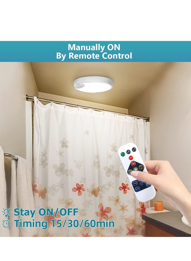 Motion Sensor Light, Rechargeable LED Ceiling Light, LED Closet Lights with USB Cable, Human Induction Auto Sleep Smart Sensor Light Indoor/Outdoor for Closet Stairs Porch Hallway Pantry Wall - Image 5