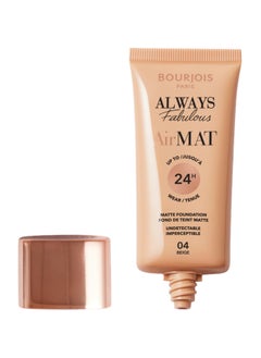 BOURJOIS PARIS Always Fabulous Air Mat Foundation - 004 - Beige, 30ml  - Image 1