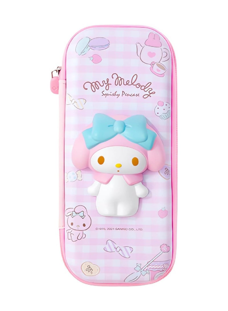 AUTOYSUR Pencil Case,pen storage box 3D stereo cartoon cute pencil case and pencil cap great gift for girls and boys (Melody) - Image 2