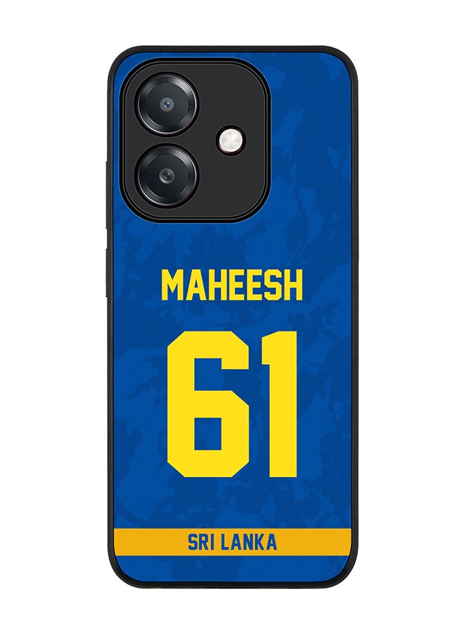 Stylizedd For Oppo A5i Case,Slim fit Camera Protection, Shockproof Thin Phone cover  - Sri lanka Maheesh Theekshana, Jersey No 61