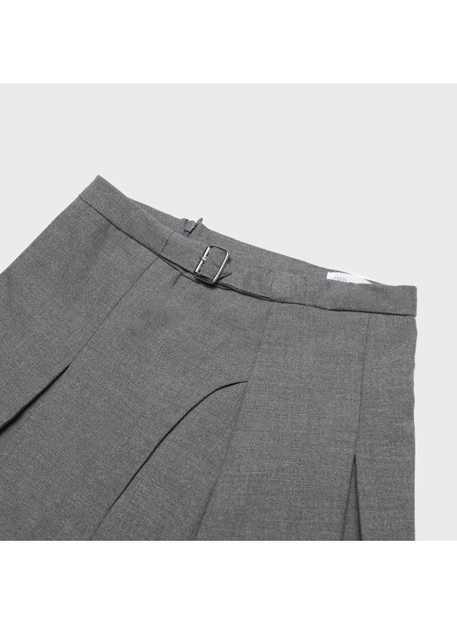 Zara Kids' Fashion Cute Casual Versatile Pleated Skirt - Image 4