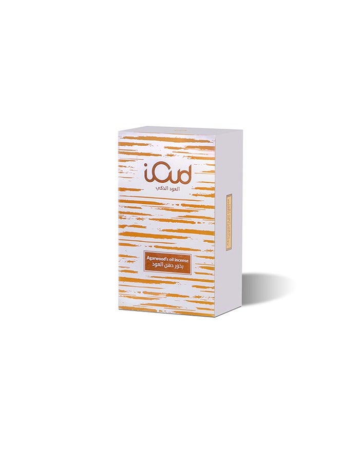 آي عود - 16 قطعة من عطر بخور عود العود مع حامل بخور برائحة خشبية 18x10x3 سنتيمتر - Image 1