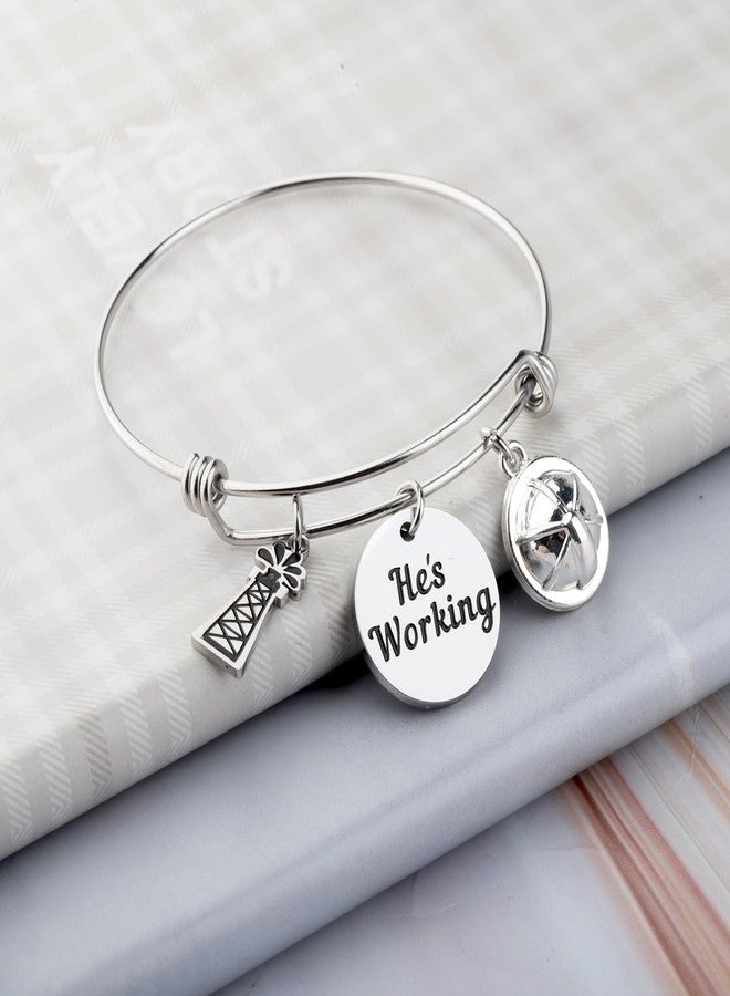 FAADBUK Oil Worker Appreciation Gift Oilfield Worker Safety Gift Oil Worker Bracelet for Pipeliner Wife Girlfriend (Oil Worker Bracelet) - Image 3