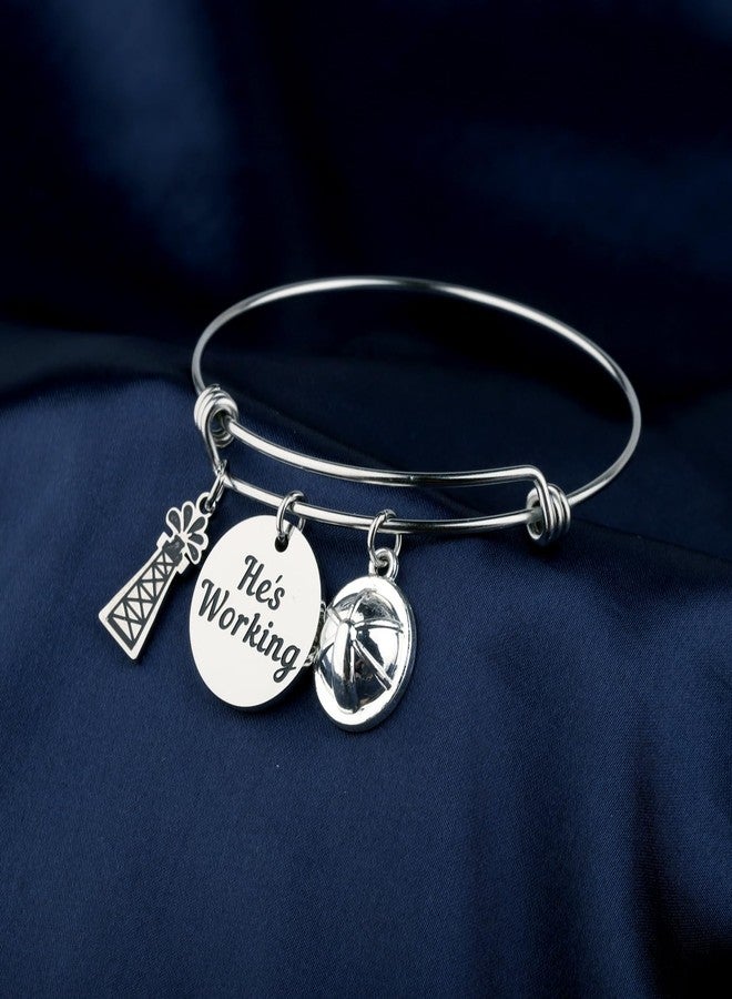 FAADBUK Oil Worker Appreciation Gift Oilfield Worker Safety Gift Oil Worker Bracelet for Pipeliner Wife Girlfriend (Oil Worker Bracelet) - Image 4