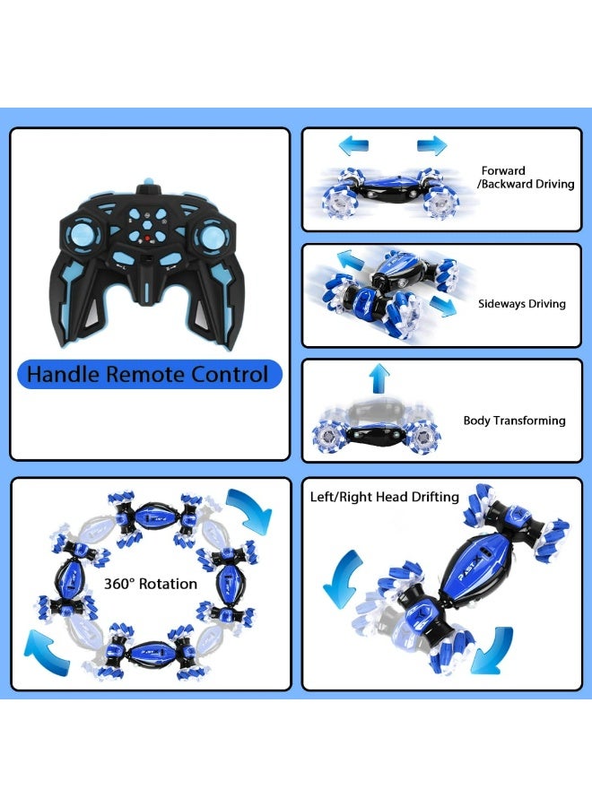 Dynamic RC Stunt Car for Kids - Transforming Remote Control Toy with 360° Spin chargeable - Image 3