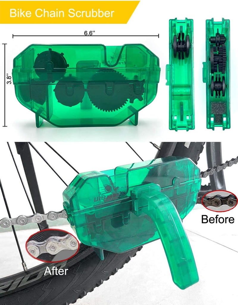 Ultrafashs Bicycle Chain Oil Lubricant and Cleaner Set with Bike Degrease,Wet Lubricant,Chain Scrubber Cleaning Brush Tool.Bike Lube-2oz,Degreaser-10oz. - Image 4