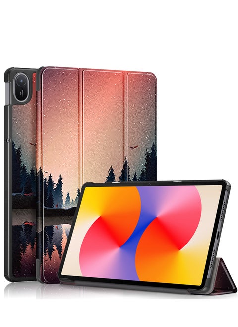 Case For Huawei MatePad SE 11" 2024 Multi-Viewing Angles All New PU Leather Smart Cover with Auto Sleep Wake Feature Slim Flip Shell Case for Huawei MatePad SE 11 (Dusk)