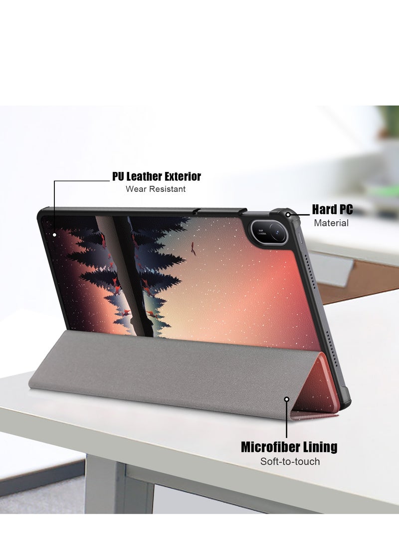 Case For Huawei MatePad SE 11" 2024 Multi-Viewing Angles All New PU Leather Smart Cover with Auto Sleep Wake Feature Slim Flip Shell Case for Huawei MatePad SE 11 (Dusk)