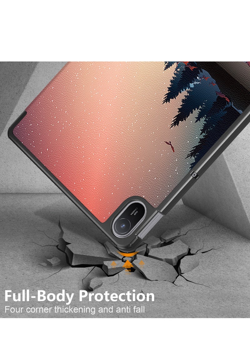 Case For Huawei MatePad SE 11" 2024 Multi-Viewing Angles All New PU Leather Smart Cover with Auto Sleep Wake Feature Slim Flip Shell Case for Huawei MatePad SE 11 (Dusk)