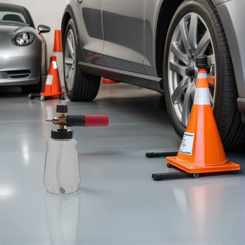 2pcs Sprayer: 1L High-Pressure Sprayer For Car Wash - Foamer Pressure Washer Bottle For Home Garage - Image 2