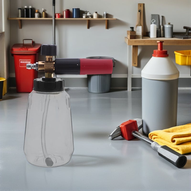2pcs Sprayer: 1L High-Pressure Sprayer For Car Wash - Foamer Pressure Washer Bottle For Home Garage - Image 4
