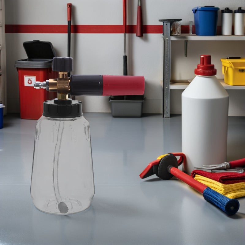 2pcs Sprayer: 1L High-Pressure Sprayer For Car Wash - Foamer Pressure Washer Bottle For Home Garage - Image 3