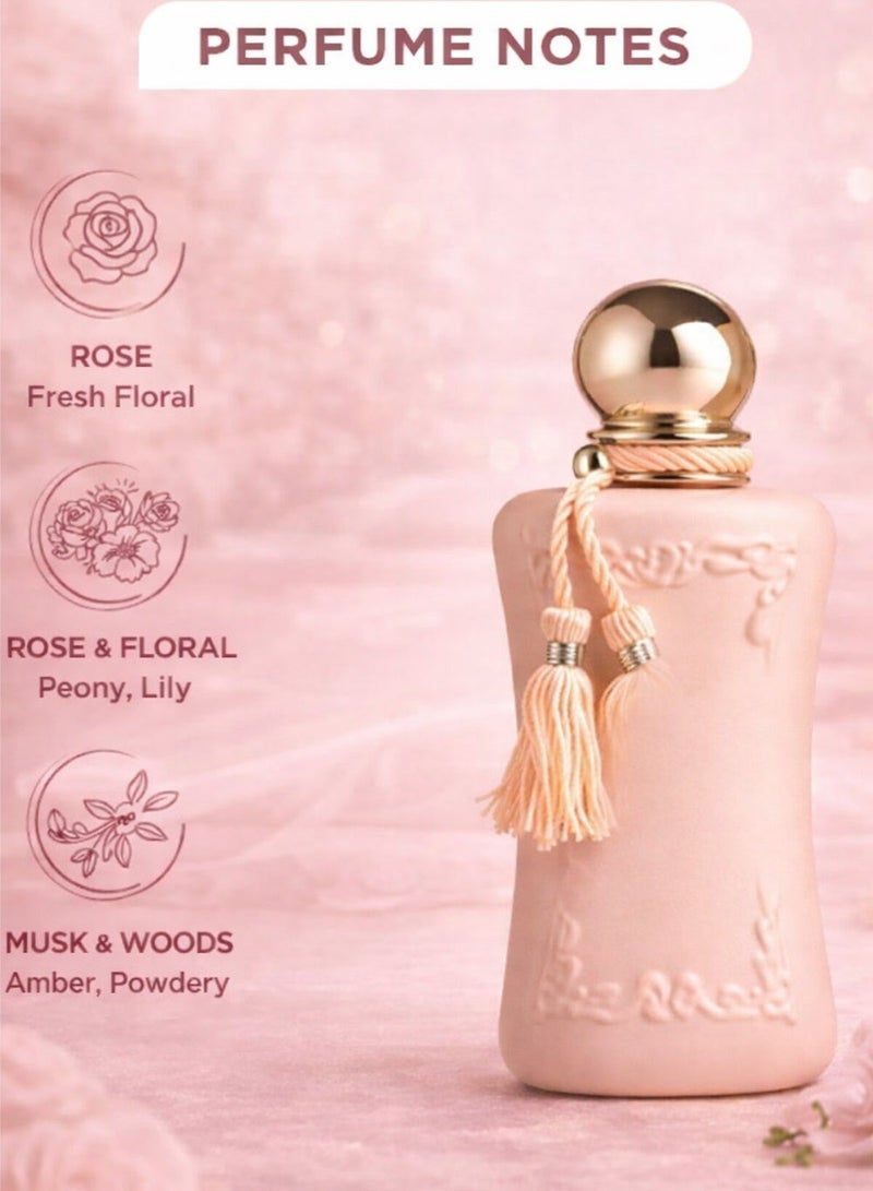 YOUMAR Rose Perfume for Women 25ml | Fresh Floral Eau de Toilette with Soft Musky Touch | Youmar Collection Rose Rash No. 0010 - Image 2