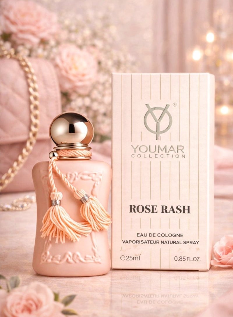 YOUMAR Rose Perfume for Women 25ml | Fresh Floral Eau de Toilette with Soft Musky Touch | Youmar Collection Rose Rash No. 0010 - Image 5