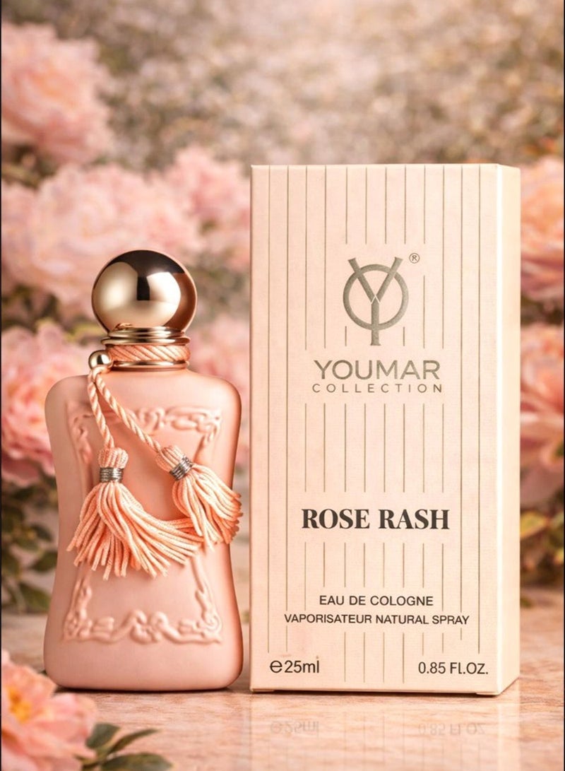 YOUMAR Rose Perfume for Women 25ml | Fresh Floral Eau de Toilette with Soft Musky Touch | Youmar Collection Rose Rash No. 0010 - Image 4
