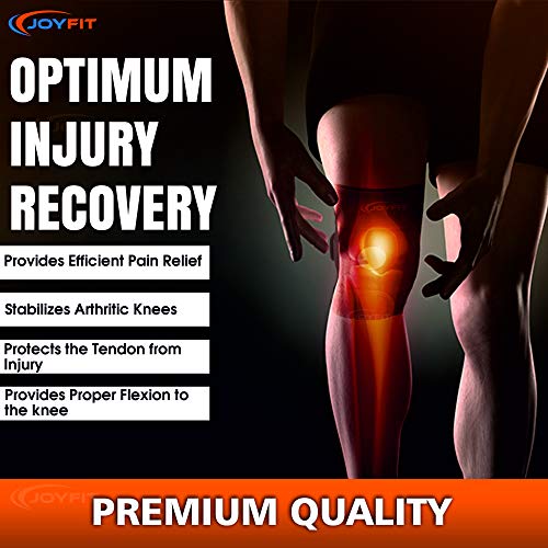 Joyfit Knee Cap pair for Knee Pain, Gym, Sports, Running Knee Support (Black) - Image 4