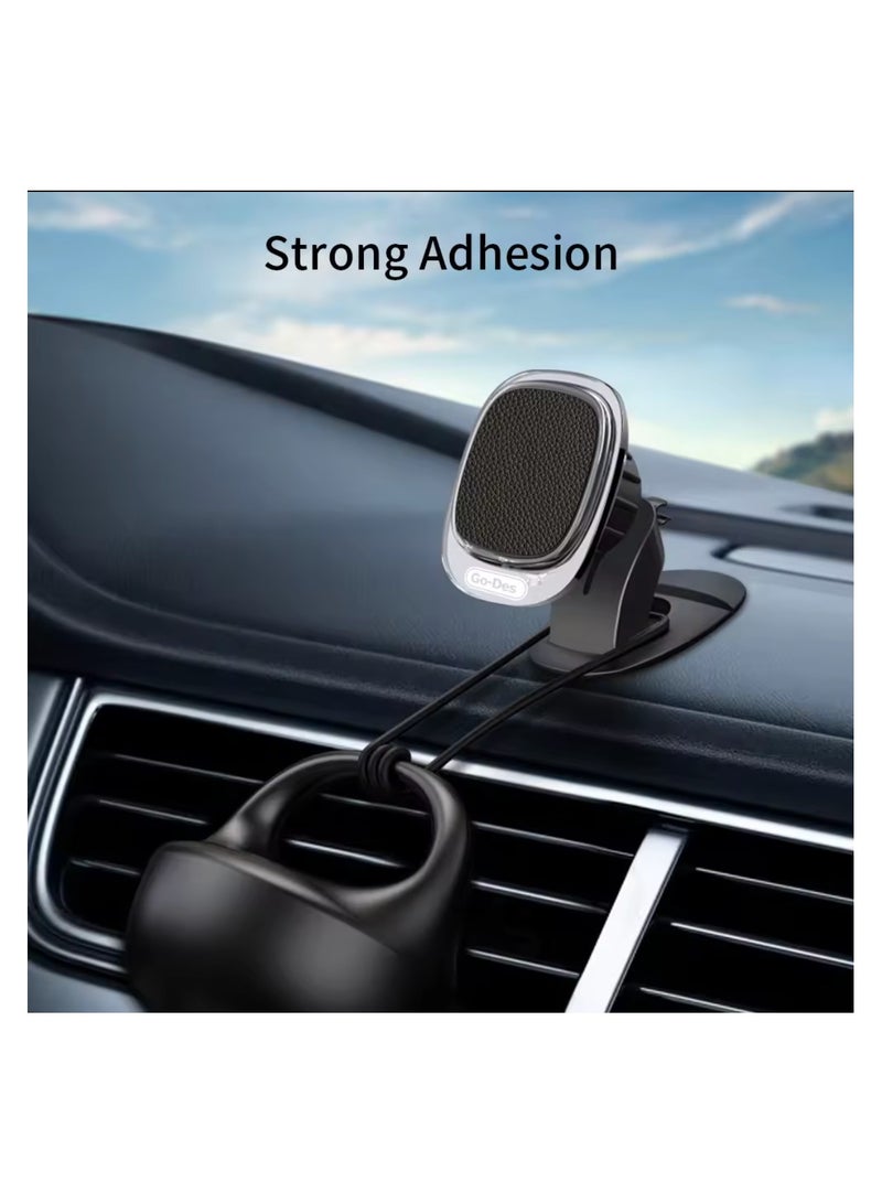 DELONE حامل الهاتف المغناطيسي للسيارة ديلون: شفاف، تركيب متعدد الاستخدامات للوحة القيادة أو الكونسول - Image 5