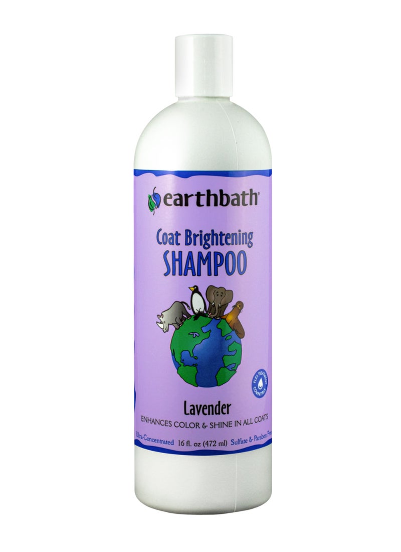 earthbath Coat Brightening Shampoo Lavender - Image 1