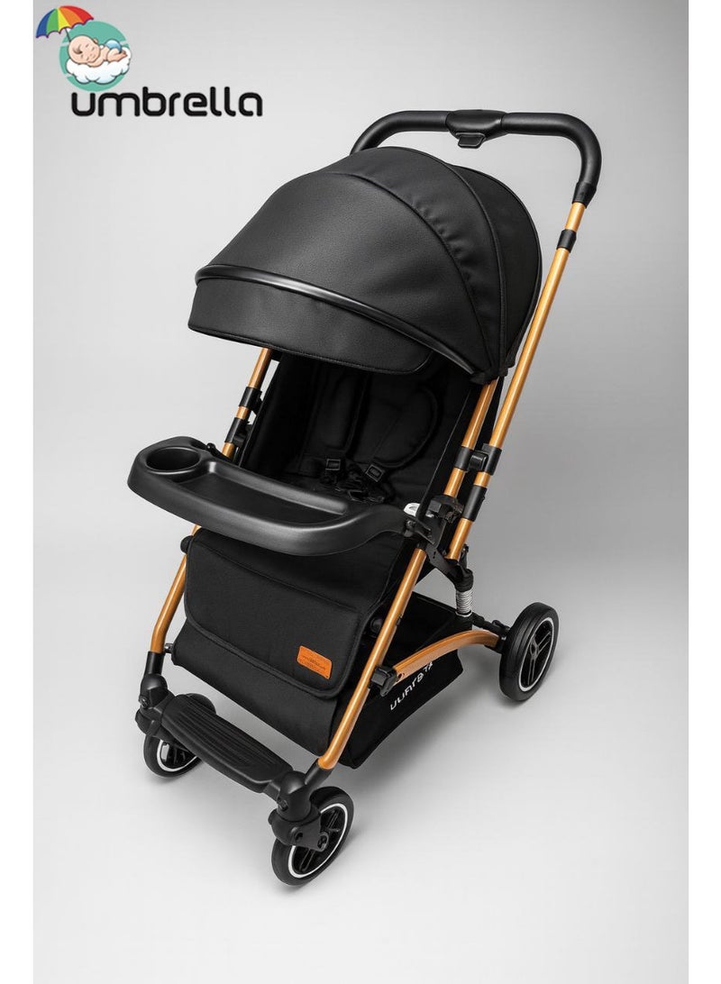 امبريلا عربية اطفال X4 من امبريلا عالية الجودة وبها طاوله طعام وذراع فلاب - Image 1