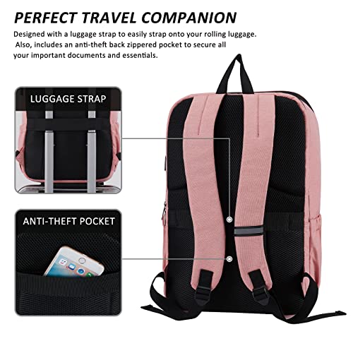 MAXTOP Deep Storage Laptop Backpack with USB Charging Port[Water Resistant] College School Computer Bookbag Fits 17 Inch Laptop - Image 5