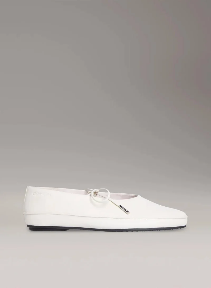 Leather Mary Jane Ballerinas