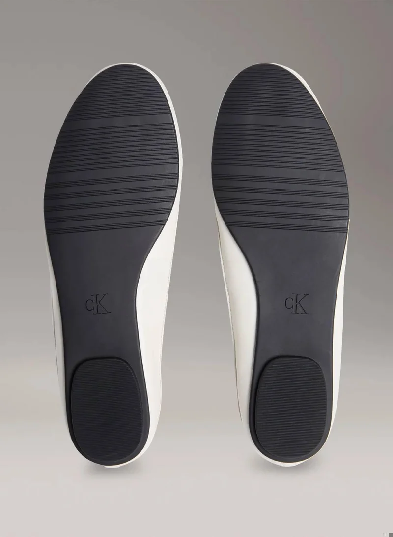 Calvin Klein Tofu Leather Mary Jane Ballerinas for Women | Best Price UAE