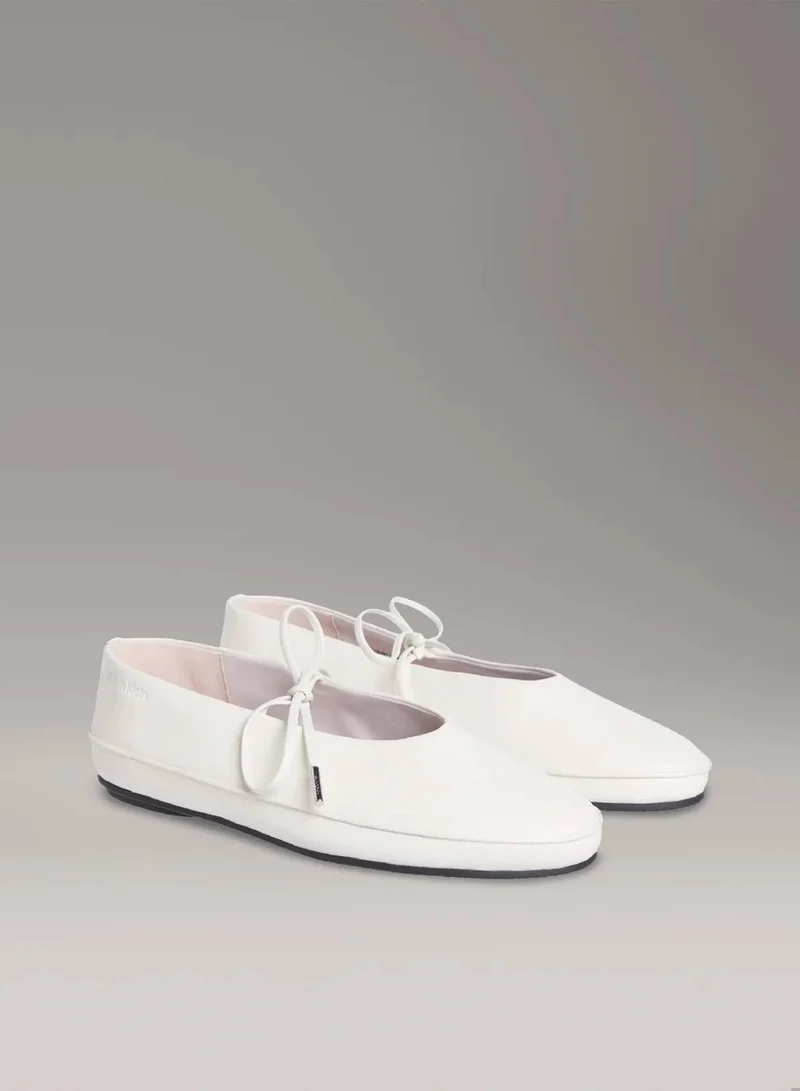 Calvin Klein Tofu Leather Mary Jane Ballerinas for Women | Best Price UAE
