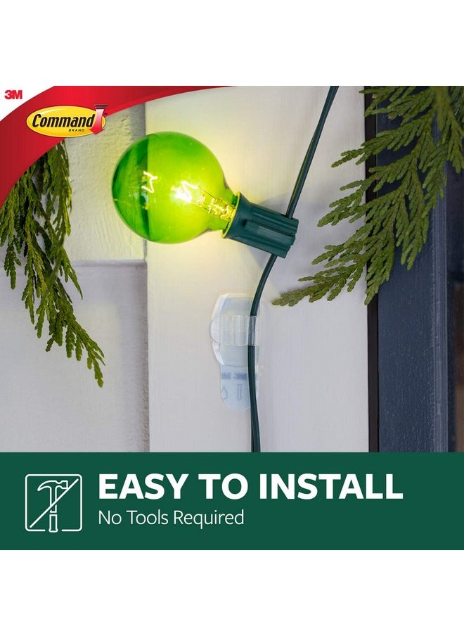 Command 17017Clrawvpes Outdoor Light Clips 32 Clips 36 Strips  - Image 4