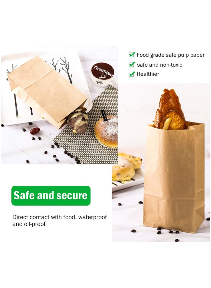 MARKQ 25 Bags Kraft Brown Large Paper Bags Recyclable Lunch Bags Cookies Bags, Grocery Bags, Wedding Gift Bags, Party Bags 33.50 x 15 x 10.5 cm  - Image 4