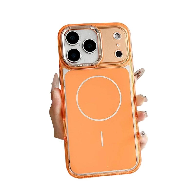 MagSafe Case | Orange Silicone | Drop Protection | Shockproof Cover for iPhone 12 - Image 1
