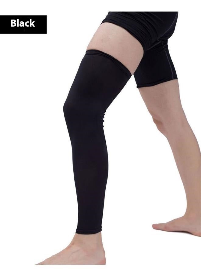 أكمام الساق الضاغطة بأكمام طويلة للركبة للحماية من الأشعة فوق البنفسجية للرجال والنساء لممارسة رياضة كرة السلة وكرة القدم - Image 2