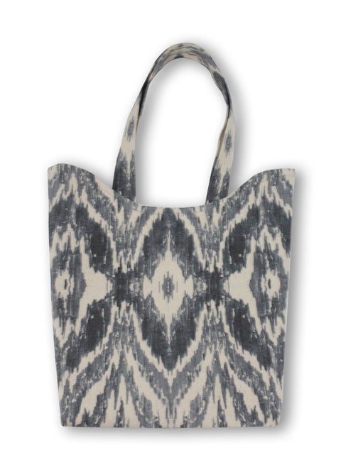 casual printed linen tote bag w230013c
