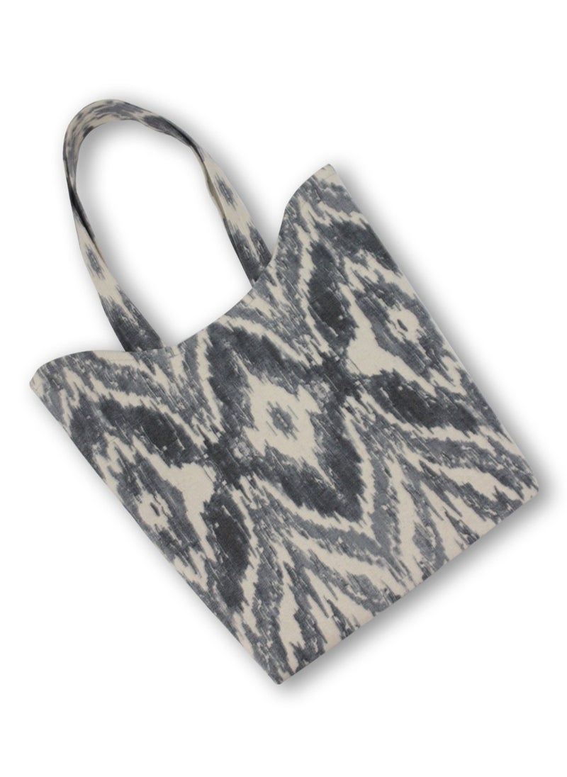 Gharibo Bags - casual printed linen tote bag w230013c - Image 1