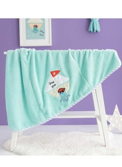 Milk&Moo Milk&Moo Sailor Octopus Baby Blanket, Blanket For Babies, Ultra Soft Infant Blanket For Stroller and Travelling, Colorful and Plush Animal Blanket For Baby Girls and Baby Boys  - Image 4
